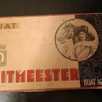 Vintage Ritmeester Sigarenblik - Fiat reclame, Ophalen of Verzenden