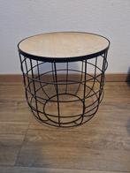 Bijzettafel, Minder dan 55 cm, Gebruikt, Rond, Ophalen of Verzenden