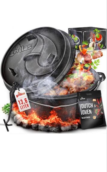 Grillas Dutch Oven Set - 13,6 Liter beschikbaar voor biedingen