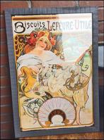 Alphonse Mucha jugendstil ART Nouveau Poster Affiche Frame, Antiek en Kunst, Kunst | Litho's en Zeefdrukken, Verzenden