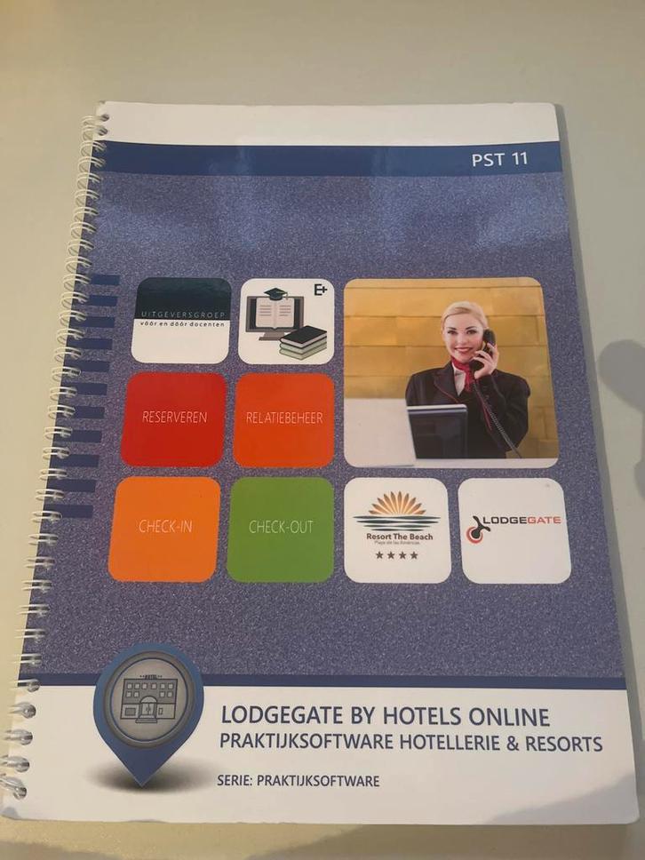LODGEGATE BY HOTELS ONLINE - Praktijksoftware, Boeken, Studieboeken en Cursussen, Nieuw, MBO, Verzenden