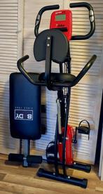 Sport-Tronic ST-X6 Fitness X-Bike  +  Body Sculpture Bank, Ophalen, Benen, Zo goed als nieuw, Metaal