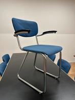 Gispen stoelen buisframe!, Huis en Inrichting, Ophalen, Gebruikt, Blauw, Stof