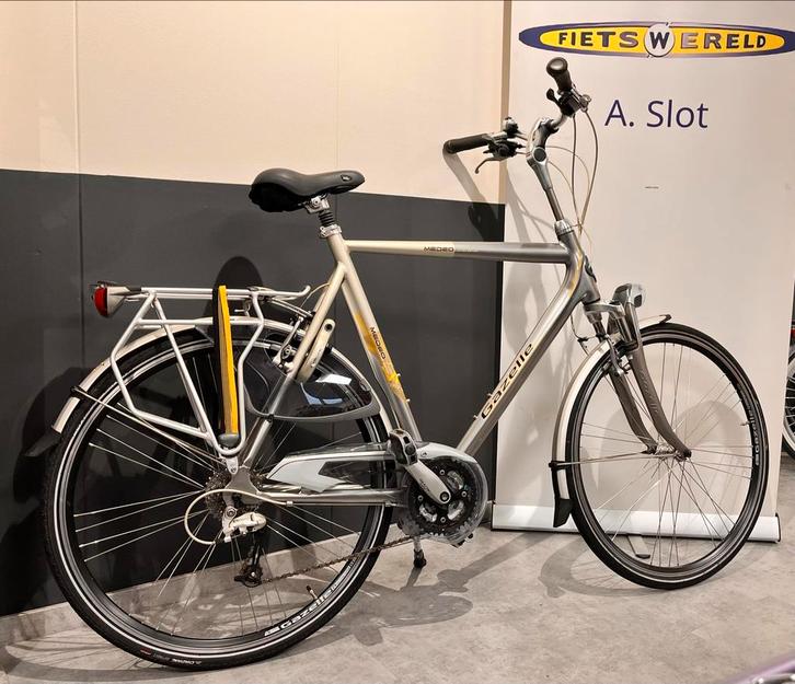 Gazelle Medeo herenfiets 65 cm, Fietsen en Brommers, Fietsen | Heren | Herenfietsen, Gebruikt, Gazelle, 65 cm of meer, Versnellingen