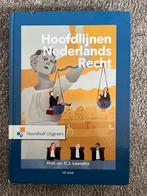Hoofdlijnen Nederlands Recht, Ophalen of Verzenden, Alpha, Gelezen, HBO