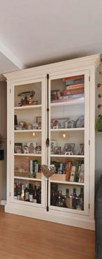 Prachtige landelijke vitrinekast buffet kast, Ophalen, Met plank(en), 100 tot 150 cm, 200 cm of meer