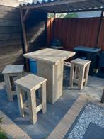 Barset steigerhout buiten binnen, Tuin en Terras, Ophalen of Verzenden, Nieuw, Steigerhout