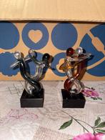 Dansende glazen sculpturen glas beeldjes dans pop, Ophalen of Verzenden, Zo goed als nieuw, Dier