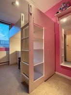 IKEA Hoogslaper, wit, met bureau Smastad, Ophalen, Zo goed als nieuw, Hoogslaper