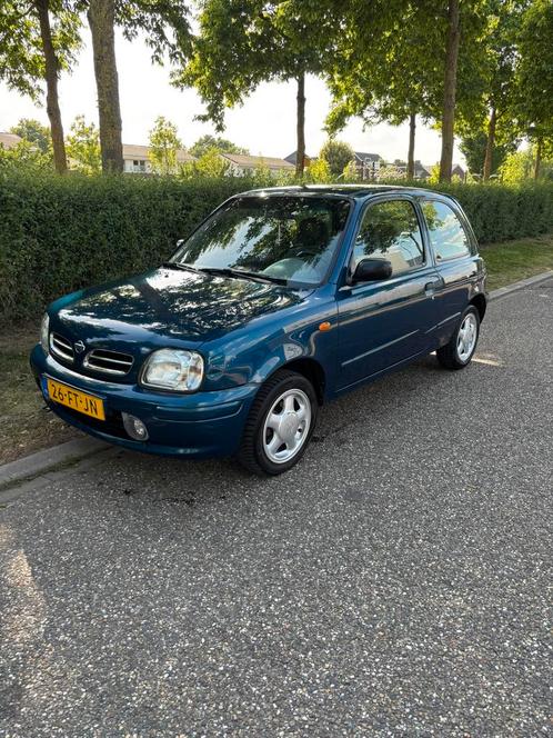 Nissan Micra 1.0 3D 2000 Blauw, Auto's, Nissan, Particulier, Micra, Benzine, Hatchback, Handgeschakeld, Origineel Nederlands, Blauw