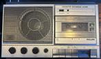 Vintage Philips cassettedeck goed werkend met tape counter, Philips, Tape counter, Ophalen of Verzenden, Enkel