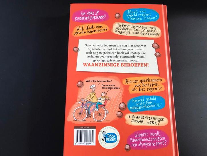 Waanzinnige Beroepen - Tosca Menten, Boeken, Kinderboeken | Jeugd | onder 10 jaar, Zo goed als nieuw, Fictie algemeen, Ophalen of Verzenden