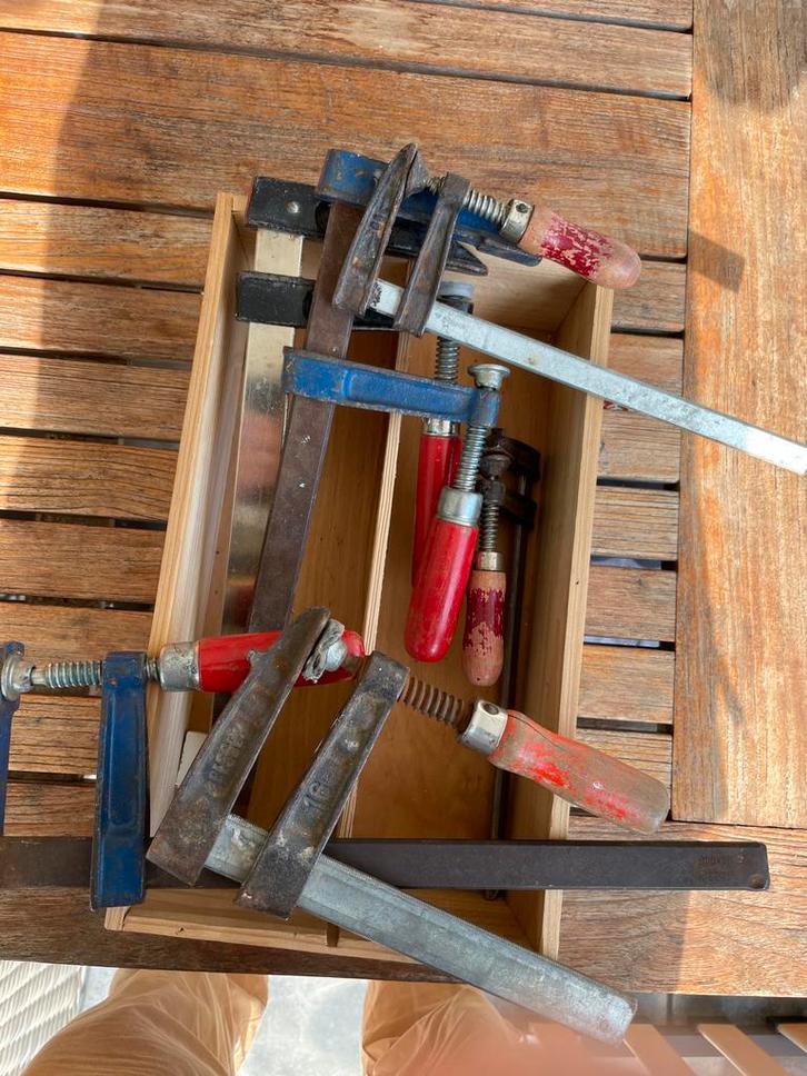 Diverse lijmklemmen set, Doe-het-zelf en Verbouw, Gereedschap | Handgereedschap, Gebruikt, Ophalen