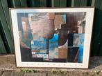 Isa van der Zee Abstracte Kunst met Lijst, Antiek en Kunst, Ophalen