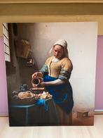 Het melkmeisje canvas 70 x 60 x 3.5, Huis en Inrichting, Woonaccessoires | Schilderijen, Tekeningen en Foto's, Ophalen, 50 tot 75 cm