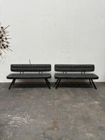 2 Leren Bankjes Loods 5 ALBA 180 - Donkergrijs, Ophalen