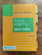 Arbeidswetgeving 2021/2022 - Roozendaal, Ophalen of Verzenden, Zo goed als nieuw, W.L. Roozendaal