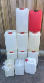Zibro kachelolie jerrycans, 150 liter of meer, Ophalen, Gebruikt, Kunststof