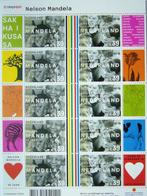 Nelson Mandela 10x0,39 postfris postzegel blok vel 2003, Postzegels en Munten, Ophalen of Verzenden, Na 1940, Postfris