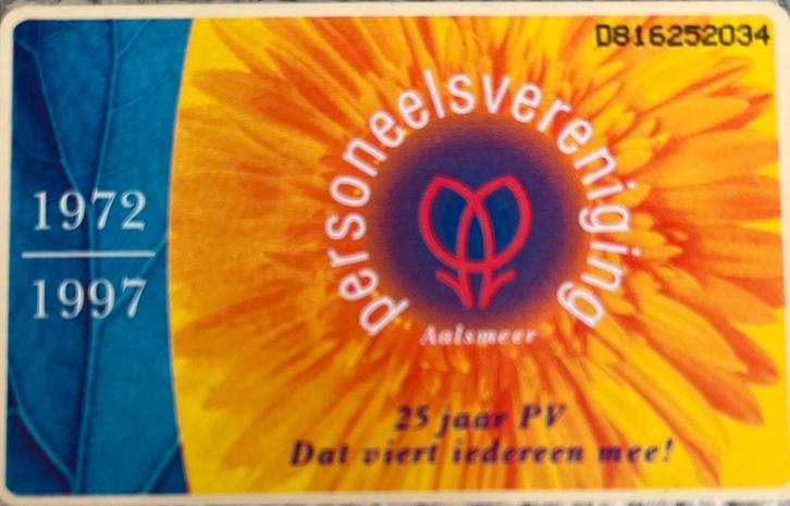 Telefoonkaart bloemenveiling Aalsmeer 1997, Verzamelen, Telefoonkaarten, Nederland, Ophalen of Verzenden