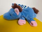 3475 hema handpop ezel blauw, Kinderen en Baby's, Speelgoed | Knuffels en Pluche, Ophalen of Verzenden, Zo goed als nieuw, Overige typen