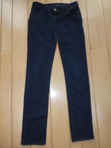 Levi's jeans W 26 L 32 Demi Curve Straight Low Rise donkerbl beschikbaar voor biedingen
