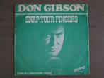 Don Gibson - Snap Your Fingers / Love Is A Lonesome Thing, Gebruikt, Overige genres, 7 inch, Single