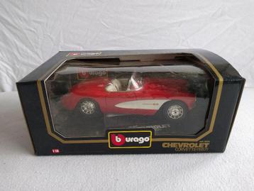 Bburago Chevrolet Corvette (1957) en Maisto ZR-1 (1992) beschikbaar voor biedingen