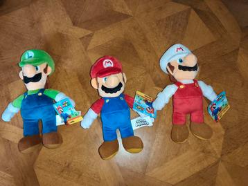 Super Mario knuffels  25cm 10 euro per stuk  beschikbaar voor biedingen