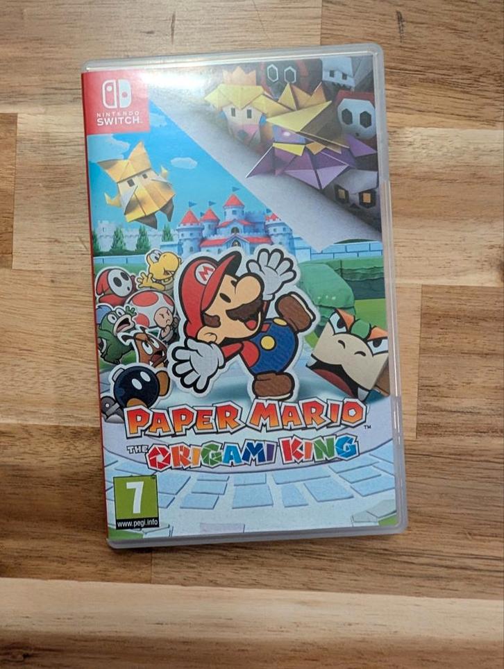 Paper Mario: The Origami King - Nintendo Switch, Spelcomputers en Games, Games | Nintendo Switch, Zo goed als nieuw, Avontuur en Actie