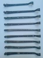 Zware raamuitzetters, antiek. Messing / brons jaren 50 retro, Ophalen of Verzenden