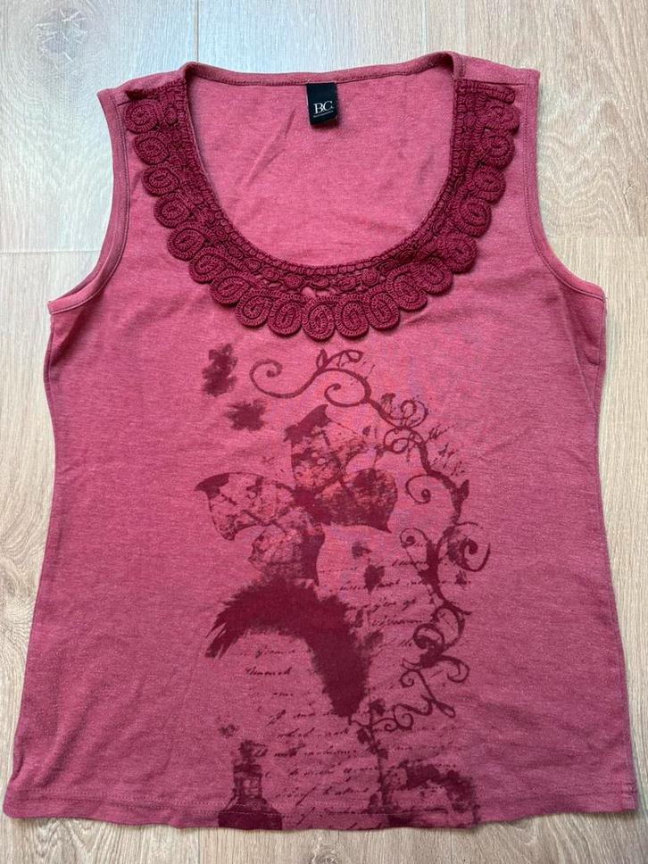 Best Connections dames top bordeauxrood maat 40, Kleding | Dames, Tops, Gedragen, Maat 38/40 (M), Rood, Zonder mouw, Ophalen of Verzenden