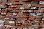 Antieke rode bruine handvorm steen ca 20.5x4 1.000 stuks, Verzenden, Zo goed als nieuw, Bakstenen