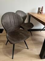 6 eetkamer stoelen, Huis en Inrichting, Stoelen, Ophalen, Gebruikt, Industrieel, modern, Grijs