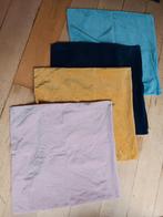 4x Ikea Sanela kussenhoes 50x50 cm, Ophalen of Verzenden, Gebruikt, Blauw, Vierkant