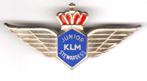 KLM Junior Stewardess emaille-zilverkl. vintage broche in pr, Verzamelen, Speldjes, Pins en Buttons, Zo goed als nieuw, Verzenden