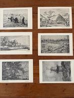 Ansichtkaarten W.B. Vereeniging - Set van 6, Verzenden, 1920 tot 1940, Ongelopen