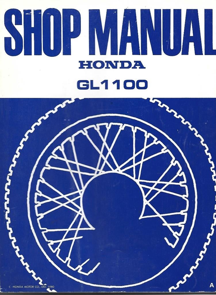 Honda GL1100 Addendum shop manual (3718z), Motoren, Handleidingen en Instructieboekjes, Ophalen of Verzenden, Honda
