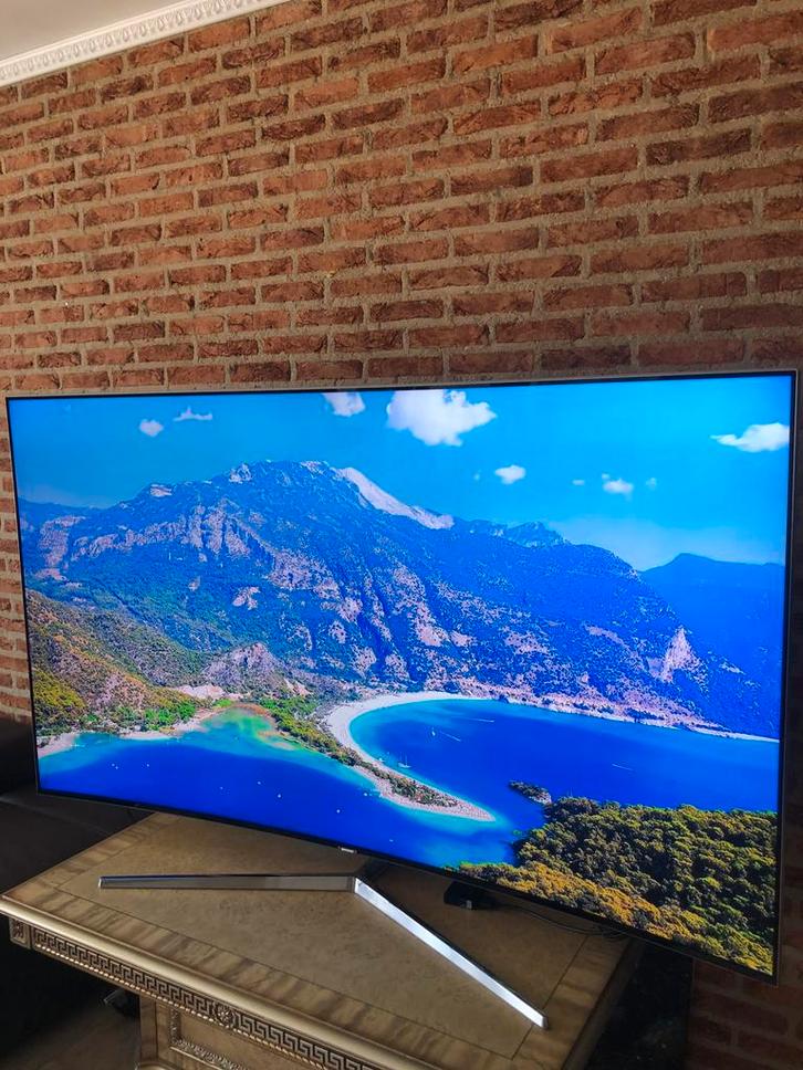 Samsung 78 inch suhd qd ue78ks9000 curved smart tv, Audio, Tv en Foto, Televisies, Zo goed als nieuw, 100 cm of meer, Samsung