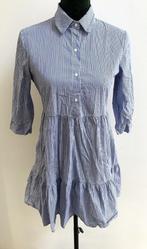 NIEUWSTAAT! Two Way jurk blauw met wit gestreept S, Kleding | Dames, Jurken, Nieuw, Onder de knie, Verzenden, Blauw