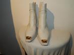 Josh V room witte laarzen aparte neus gouden hardware 40, Hoge laarzen, JOSH V, Verzenden, Wit