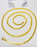 Gouden ketting - koningsketting - 14 karaat, Sieraden, Tassen en Uiterlijk, Kettingen, Ophalen of Verzenden, Zo goed als nieuw