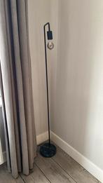 Staande lamp/ vloerlamp zwart met marmeren voet, Ophalen, Zo goed als nieuw, 150 tot 200 cm