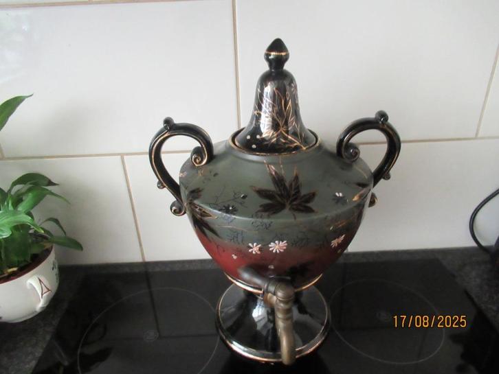 SAMOVAR THEEPOT -VICTORIAANS JACKFIELD -THEE-URN-- CA1860, Antiek en Kunst, Antiek | Keukenbenodigdheden, Ophalen of Verzenden