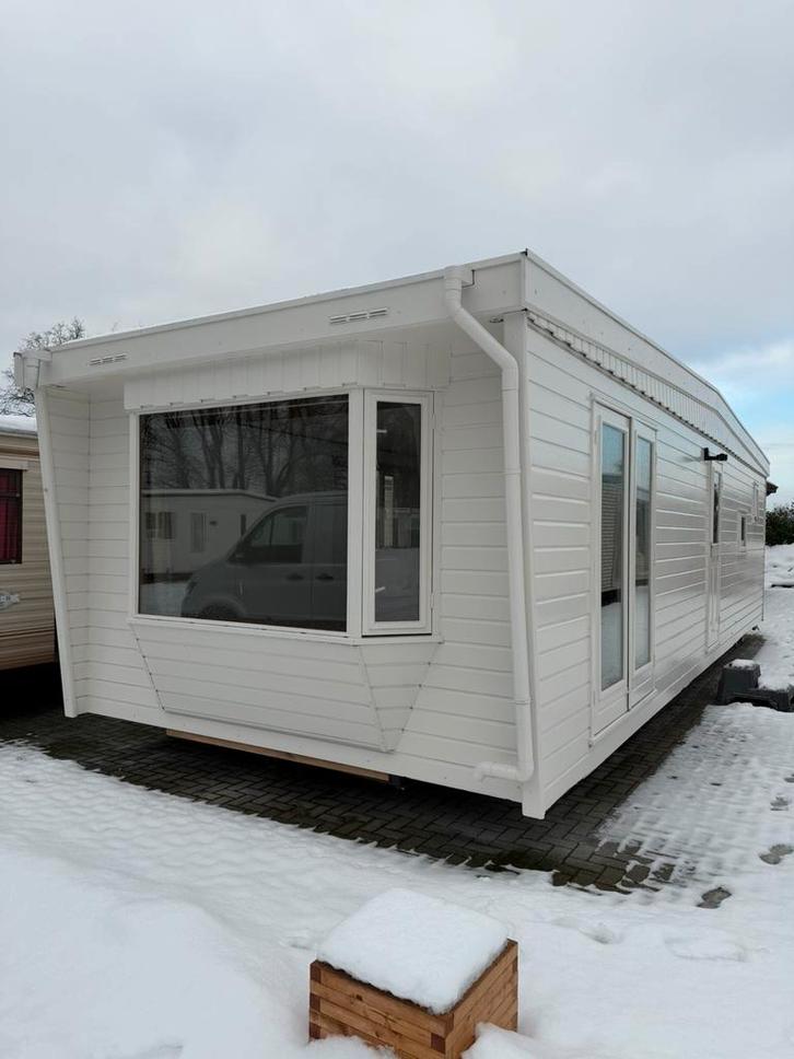Chalet te koop incl transport!, Caravans en Kamperen, Stacaravans, tot en met 4, Ophalen
