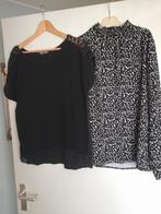 Dames blouse en top zwart mt XL, Ophalen of Verzenden, Zo goed als nieuw, Maat 46/48 (XL) of groter, Zwart