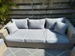 Loungebank + hockers, Tuin en Terras, Tuinsets en Loungesets, Ophalen, Zo goed als nieuw