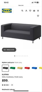 IKEA Klippan Bank - Grijze Hoes + Extra IKEA Hoes, Huis en Inrichting, Gebruikt, 150 tot 200 cm, Tweepersoons, 75 tot 100 cm