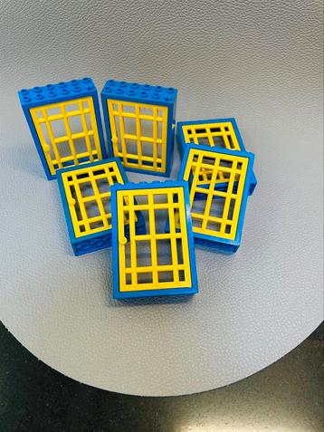 Lego Fabuland | Set van 6 x Deur Gevangenis / Jail beschikbaar voor biedingen