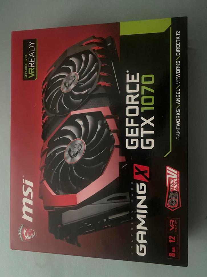 GTX 1070 Gaming X - Krachtige Videokaart, Computers en Software, Videokaarten, Gebruikt, Nvidia, PCI-Express 3.0, GDDR5, HDMI